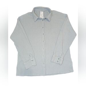 Greenish/Gray Sadie & Sage Button-Up Shirt Size Small